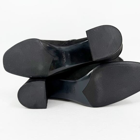 Vaneli Womens Sorina Tall Boots Size 11M Black Suede Slip On Flared Heel NIB - Picture 10 of 13